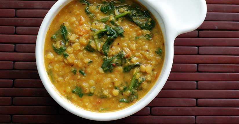 Arhar Dal with Spinach